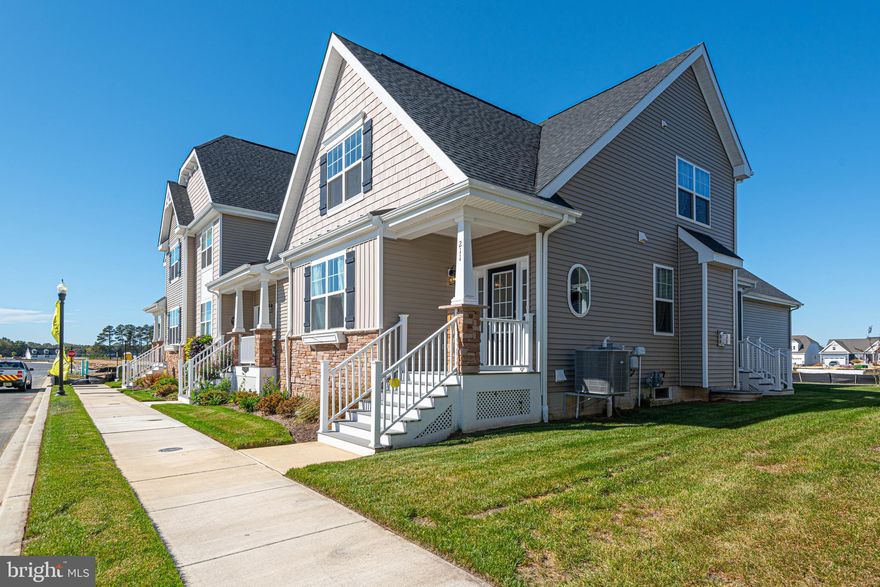 Welcome to Heritage Creek in the charming town of Milton. This newly built, 3- bedroom, 2.5- Bathroom attached triplex home offers modern comfort and timeless style. Why wait to build when you can start fresh on with this immaculate finished home! Featuring an open concept living area perfect for entertaining, a spacious kitchen with high-end finishes, dining area that opens up to the screened in porch. Kitchen is host to upgraded chefs kitchen with gas range, white cabinets and granite countertops. The owner's suite includes a luxurious en-suite bathroom, while two additional bedrooms on the second floor provide plenty of space for family and guests. as you enter the second floor a spacious loft area is the perfect place for extra entertaining space. Why wait for new construction when you can purchase this stunning fully upgraded home! Enjoy the easy access to the adorable town of Milton that is host to a number of shops, restaurants, bike trails, theater and Dogfish Head Brewery- all while being 10 miles to the DE beaches and outlet shopping.