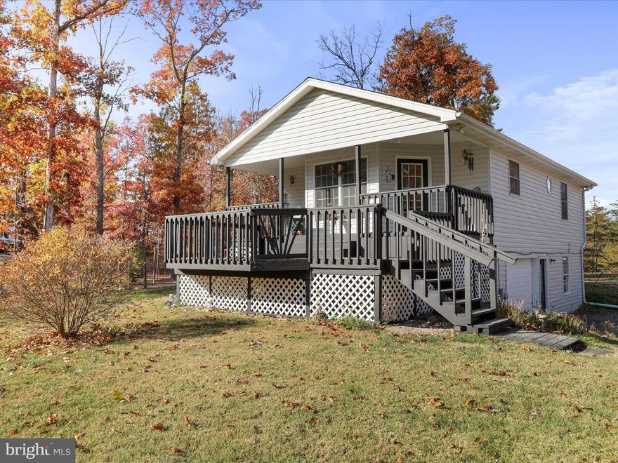 The Hoa is for Road Maintenace & Conditions only.  A very desirable area with a community pond. This homey rancher just had a brand-new roof installed in August 2024.  All one level living on just over an acre, bring your Chickens! 
Open kitchen, eating and living room or take your feasting or entertaining outside and enjoy the nature on the front porch while loving the Lilac bushes. 
The Primary bedroom has a half bath with extra storage shelving. The 2nd bedroom has a cool little nook - loft for extra sleeping arrangements or whatever you desire both on the main level. Downstairs you'll find the 3rd bedroom, laundry room and garage. The upper level has custom light filtering cellular blinds. A few blocks away you'll find the community pond to fish in.  Water is on a well and has a Culligan system.  Kitchen is wired to install a garbage disposal if you desire.
Subject to sellers finding a home of their choice.

Frontier Fiber internet, Potomac Edison, Apple Valley or Panhandle for trash.