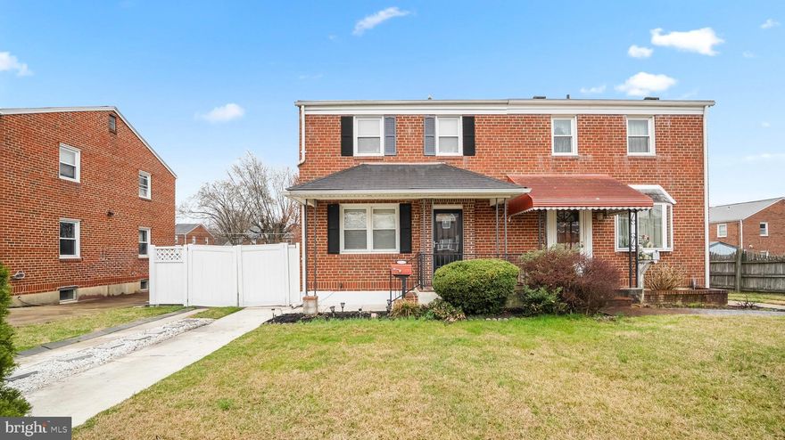 Welcome to 5103 Thomas Avenue – a beautifully updated 4-bedroom, 2-bath brick home in the heart of Nottingham! This charming semi-detached gem offers classic curb appeal with modern updates inside and out.

Step into a bright and inviting main level featuring gleaming hardwood floors, a spacious living room, and a separate dining area ideal for entertaining. The updated kitchen boasts dark cabinetry, stainless steel appliances, white countertops, and a stylish subway tile backsplash. Walk right out to the covered rear porch—perfect for summer barbecues and morning coffee.

Upstairs, you'll find three comfortable bedrooms and a full bath. The finished lower level offers flexible space for a home office, rec room, or guest suite, complete with a second full bath and laundry area.

Outside, enjoy a large, fully fenced backyard with a private driveway, a patio, and a shed for additional storage. This home sits on a quiet, tree-lined street in a sought-after neighborhood—convenient to shopping, dining, parks, and major commuter routes.

Recent updates include HVAC, windows, appliances, and more! Don't miss your chance to own a well-maintained home with space, style, and a fantastic yard—schedule your tour today!
