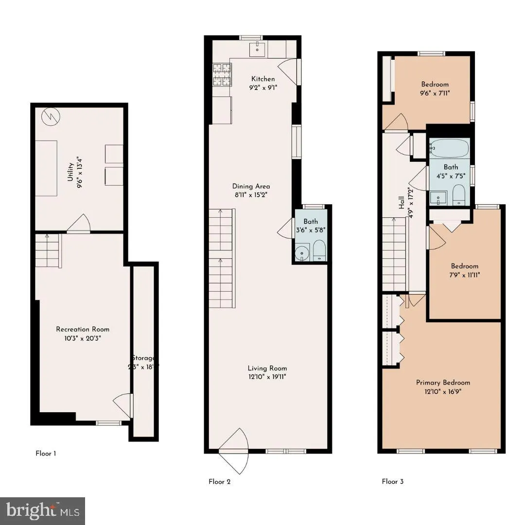 Philadelphia, Pennsylvania 19146, United States, 3 Bedrooms Bedrooms, ,2 BathroomsBathrooms,Residential,Active,113706