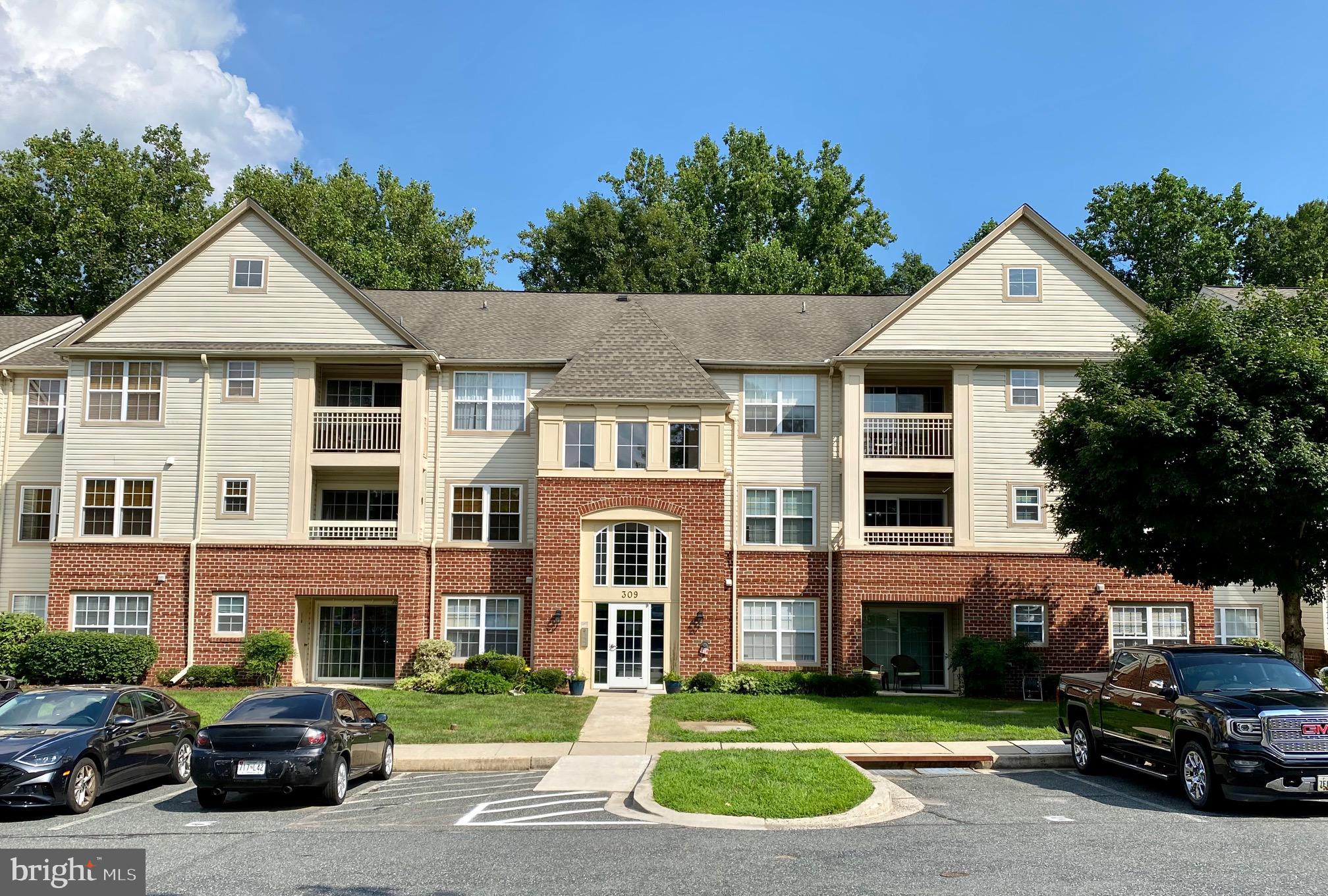 Why Rent, when you can own this Price friendly 2Bdr/2Full Bath Penthouse (3rd Level) Condominium w/Secured Entrance nestled in a Private Court location (No Thru St) with Plenty of Parking within the Laurel Forest Community. Spacious Open Floor Plan (Ceiling Fans throughout) w/Soaring Vaulted Ceiling, Bright & Airy Living & Dining Room Spaces w/Slider to your own personal Balcony, Large Eat-in Kitchen w/Tiled Floor, Ample Cabinetry, Breakfast Nook, Walk-in Pantry and All Appliances convey including Separate Laundry Room w/Individual Washer & Dryer Units. Primary Bedroom has a Walk-In Closet and Full en-suite Bathroom w/Tiled flooring and Shower/Tub combo. Condo Unit is FHA Approved and Monthly Condo Fee includes Trash, Snow Removal & Water! Convenient location (Near Schools, Shopping, Dining & Commuter Rtes.) and Patterson Schools (Per HCPS Schoo/Bus Locator) ...be sure you place this Wonderful Penthouse at the Top of your list and schedule your Showing appt today!