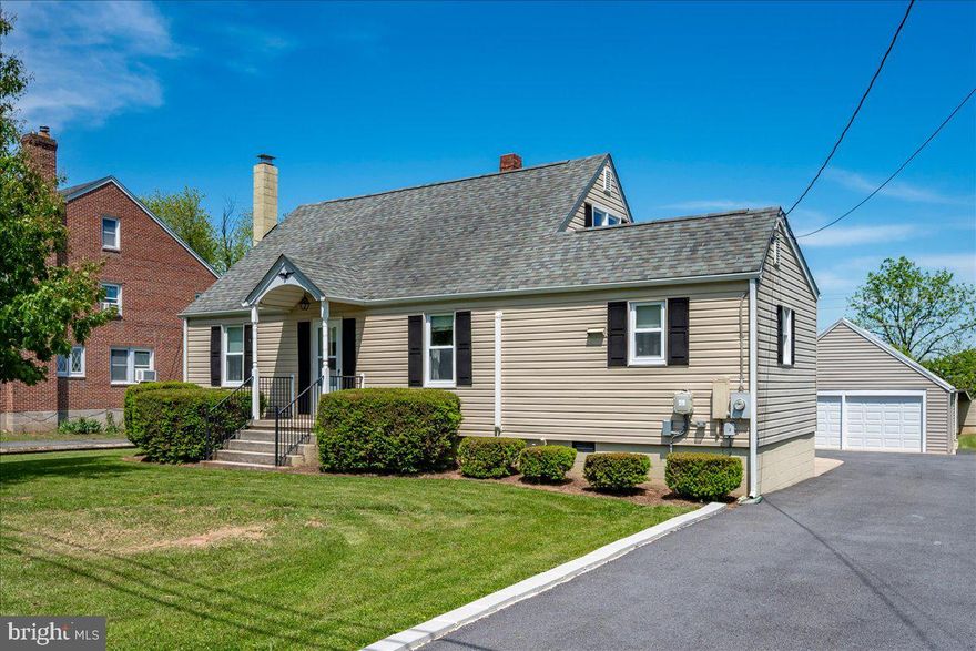 Welcome to 11205 Hessong Bridge Road in Lewistown, a charming 4-bedroom Cape Cod home nestled on nearly half an acre offering peaceful country surroundings while still being just minutes from schools, shopping, and everyday conveniences. Backing to open farmland, this home provides a sense of privacy and space where you can enjoy morning coffee at sunrise, gardening, or relaxing in the expansive backyard. Inside, the spacious kitchen features custom wood cabinetry, a large eat-in area, and abundant natural light, creating a warm and functional gathering space. The main level offers a comfortable living room, two bedrooms, and a full bath. Upstairs, you’ll find two additional bedrooms, a half bath, and a versatile bonus room ideal for a home office, exercise room, or hobby space, complete with a separate rear staircase leading outside. The unfinished basement offers a laundry area, utility sink, and plenty of additional storage area. The oversized garage offers plenty of space for vehicles, a riding mower, and all of your outdoor equipment, with room for bikes, kayaks, tools, or even a boat. Whether you enjoy outdoor adventures, hobbies, or simply appreciate extra storage and workspace, this garage provides the flexibility and convenience to fit a variety of lifestyles. Improvements include vinyl siding, an architectural shingle roof, double-hung vinyl windows, connection to public sewer (2025), water softener (2025), new garage doors, replacement hot water heater (2023), pressure tank (2018), and mini-split HVAC systems with oil backup heating (<5 years). Schedule your private showing today or stop by the Open House on Sunday, May 17, from 11:00 a.m. – 1:00 p.m. to see all this home has to offer.  Please note that the sale includes two parcels totaling approximately .48 acre, currently identified as tax IDs #1120406348 and #1120406356. USDA 100% Financing Eligibility.