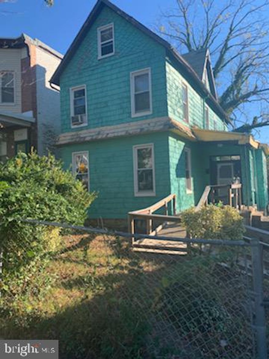 For Sale: 4 level, 5 bedroom, and 2 full bath colonial.  You walk in the front door into a foyer and you can go to the left into the main house or through another door to another little foyer with stairs to the 2nd floor. The first floor has a small sitting area and then a living room to the left.  To the right is a dining room and the kitchen behind that.  There is a full bath off the dining room. Upstairs, there are three bedrooms, a bathroom, and a closed-in porch.  The attic has finished rooms (to the left and right). The basement is unfinished.