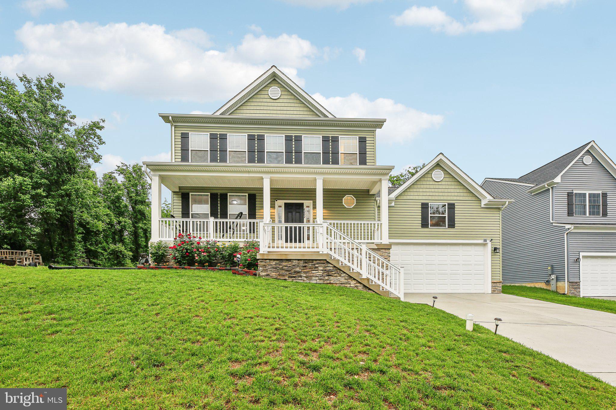 ***NEW PRICE JUST IN TIME FOR SUNDAY 1-3 OPEN HOUSE!***Welcome to 4202 Louisa Ave – a rare opportunity to own nearly new construction in the heart of Nottingham, tucked away on a quiet no-thru street. This thoughtfully designed home offers 3 spacious bedrooms, 2.5 bathrooms, and a 2-car garage, blending modern style with everyday functionality. Step inside to find an open and airy main level with hardwood floors throughout, connecting the living room, dining area, and gourmet kitchen. The kitchen is a standout, featuring stainless steel appliances, sleek quartz countertops, a large sit-in island, and clean-lined cabinetry – perfect for entertaining or daily living. Sliding doors off the dining room open to a fully fenced backyard, offering seamless indoor-outdoor living. Just off the garage, the laundry/mudroom combo adds everyday convenience. Upstairs, the primary suite impresses with vaulted ceilings, fresh carpeting, and a spa-like bath complete with a soaking tub, walk-in shower, and dual vanity. All bedrooms feature newer carpet and generous closet space. The unfinished lower level provides ample storage and includes a rough-in for a future bathroom – a blank canvas for a rec room, gym, or guest space. A beautiful new home in a great location – this one has it all. Move-in ready and built for modern living. Don’t miss it! Better Hurry!
Bundled service pricing available for buyers. Connect with the listing agent for details