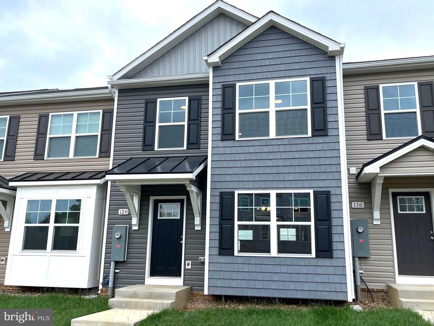 Last 2 story left!  Can close in 30 days.....Under Construction.  3 bedroom, 2.5 bath 2-Story town homes featuring spacious room sizes, luxury vinyl plank flooring in main living areas, Bump out in main level family room, and kitchen with island, granite countertops, and pantry.  The Primary Bedroom has vaulted ceiling, walk in closet and full bath with double vanity and tile shower w/ glass door.   10x12 Rear deck included and builder pays 3% closing assistance.  Interior Photos are similar construction