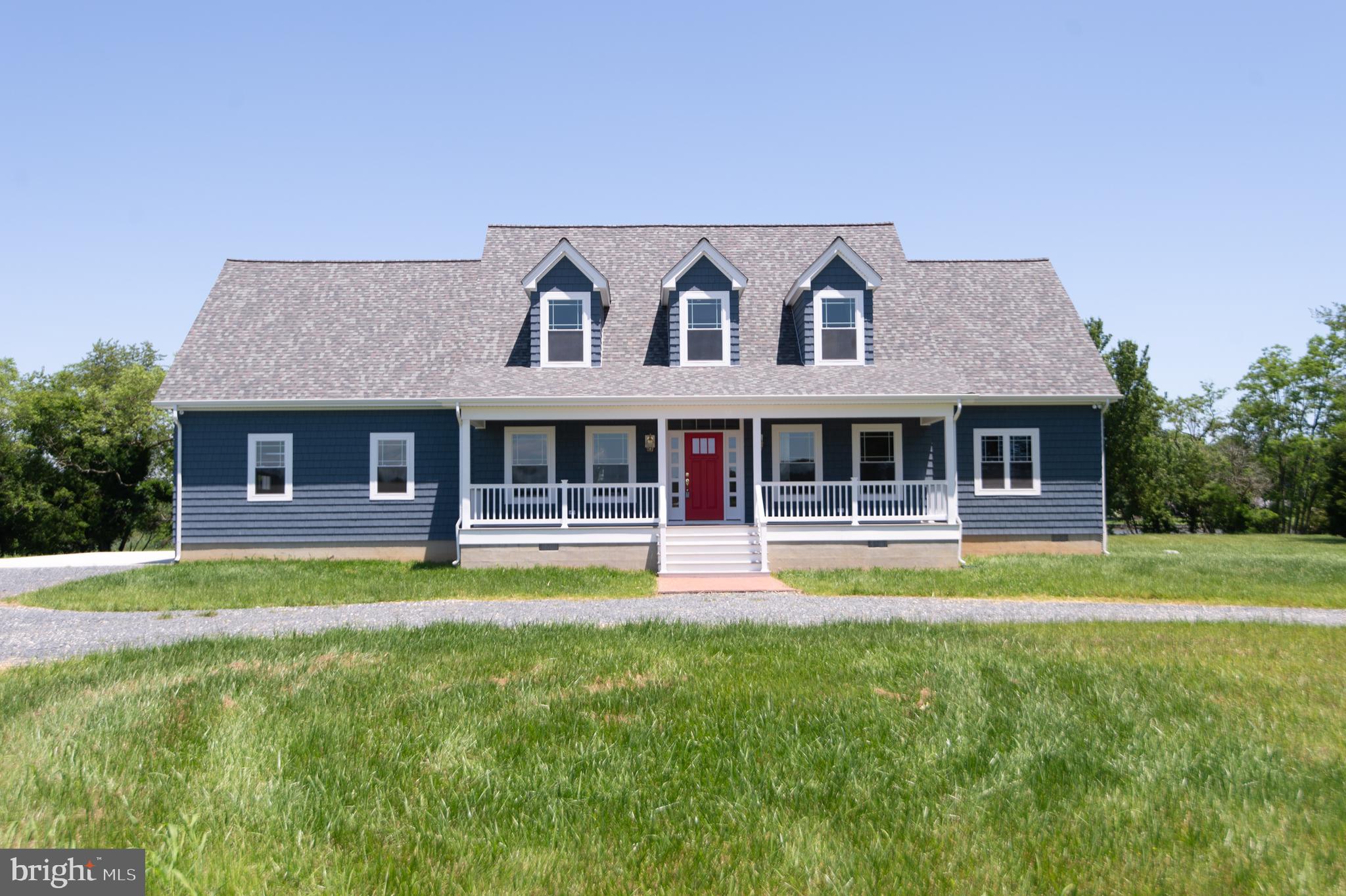 Absolutely beautiful coastal home on Jenkins Creek with high elevation. This new construction home is green living at its best. Efficiency and Energy saving throughout the home. Home is 3,700 sq ft on 5.5 waterfront acres. Home offers 4 Bedrooms, 3.5 baths. First floor: kitchen has a huge, walk-in pantry, gas stove w/range hood, quartz countertops w/breakfast nook, laundry with mud room, powder room, separate formal dining room, office, large living room with gas fireplace and open glass wall doors to the composite deck, primary suite has sitting area with stunning water views. Primary bath has rain shower, soaking tub, double sinks and two walk-in closets. Second floor has 3 bedrooms and 2 full bathrooms, very large bonus room with sink can be used as art room, recreation room or home theater. The hall foyer gives away to a stunning balcony with amazing views of Jenkins Creek. Two -car garage features two electric vehicle-charging circuits and a separate bay for riding mower, boat or other water toys. On the outside, 782 feet of waterfront is a boon for water enthusiasts and nature lovers. Adjacent to the garage is a sports court for pickle ball, badminton, basketball or other activities, an outdoor hot/cold water shower, and a gorgeous 210-foot pier with two slips and a 9,000-pound capacity electric boat lift. Located just 5 miles outside of city limits and a short boat ride to the Choptank River. There so much more to this home. Really a must see!!! Schedule your appointment today.