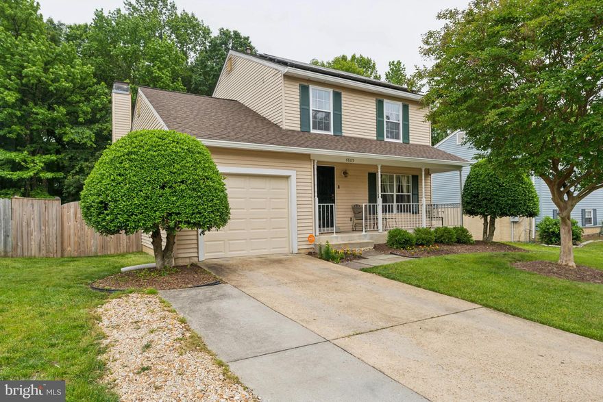 Welcome to this beautiful home nestled in the Skyline Hills community, where natural light fills every corner the moment you step inside. MAJOR, BRAND-NEW UPGRADES completed in April 2025 include a new roof, windows and skylights, garage door, gutters, and the addition of a backyard shed—ensuring peace of mind and low maintenance for years to come. Plus, installed solar panels will help significantly reduce energy costs, adding long-term savings and eco-friendly efficiency. Featuring a classic and functional layout, this home offers 3 bedrooms and 3.5 bathrooms, including a spacious primary suite with dual closets and a private bath. The two additional upstairs bedrooms share a full bath, while a convenient powder room located on the main level is perfect for guests. Enjoy both formal and casual living spaces, with a traditional dining room, a bright living room, and a family room just off the kitchen. The family room is equipped with a charming fireplace, perfect for those cozy colder months, and is complemented by brand-new skylight windows, which flood the space with warmth and natural light. Step through the family room doors into your private, fully fenced backyard oasis—a rare perfectly flat lot backing to peaceful, wooded views. Picture yourself watching the seasons change from the kitchen window, which overlooks both the yard and tranquil forest beyond. Whether you’re hosting gatherings, watching the kids play, or letting furry friends roam freely in this beautiful summer weather, this outdoor space is truly a dream. The finished basement adds even more versatility with a large rec room, perfect for a home theater, playroom, guest space, or additional living area. A full bathroom and a generous laundry/storage room complete the lower level, offering endless functionality. With low HOA fees of just $50 per quarter, and ongoing energy savings thanks to solar, this home is a standout opportunity in a friendly, sought-after neighborhood. Bring your offers and make this house your home!