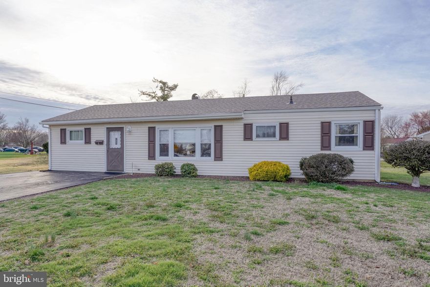 TOTALLY MOVE IN READY RANCH with incredible value. This 3 bedroom home on a corner lot in South Dover has been meticulously maintained by its ORIGINAL owner- and is now coming to market for the very first time. Step inside to a spacious living room with a large window bringing in tons of natural light. There is also a large den with cozy pine walls and built in storage. The eat in kitchen is efficient with all appliances and pantry included. There is a lovely back porch that can be used virtually year round which opens to the huge backyard, complete with storage shed. The porch also has a freshly painted utility room perfect for storage and a workbench. The three bedrooms are spacious and also filled with natural light.  For added peace of mind and longevity, most windows and roof (2020) have all been recently  replaced . 1 Edgewood Road is conveniently located  in Caesar Rodney School District, easy access to Bayhealth, Dover Air Force Base, and routes 1 and 13. Be at the Delaware beaches in 40 minutes. Homes in this condition are almost impossible to find at this price point- this is a must see.