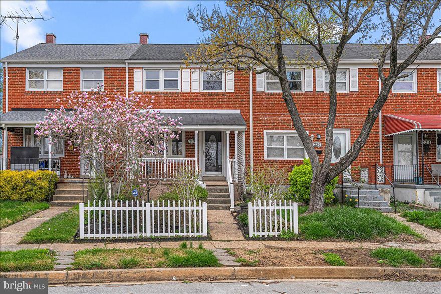 Priced To Sell Fast! Hot Updated 3 Level Solid Brick Rowhome, Spacious Kitchen with QUARTZ Counters, Stainless Steel Appliances, Modern Tile Backsplash, Spacious Bedrooms, New Custom Paint, Updated Bathroom, New Flooring in Kitchen and Basement, New Lighting, Brand New HVAC, Walk Out Basement, Covered Rear Patio, Fenced Backyard, Much More!! Close to Schools, Shopping, and Commuter Routes. This Will Not Last!