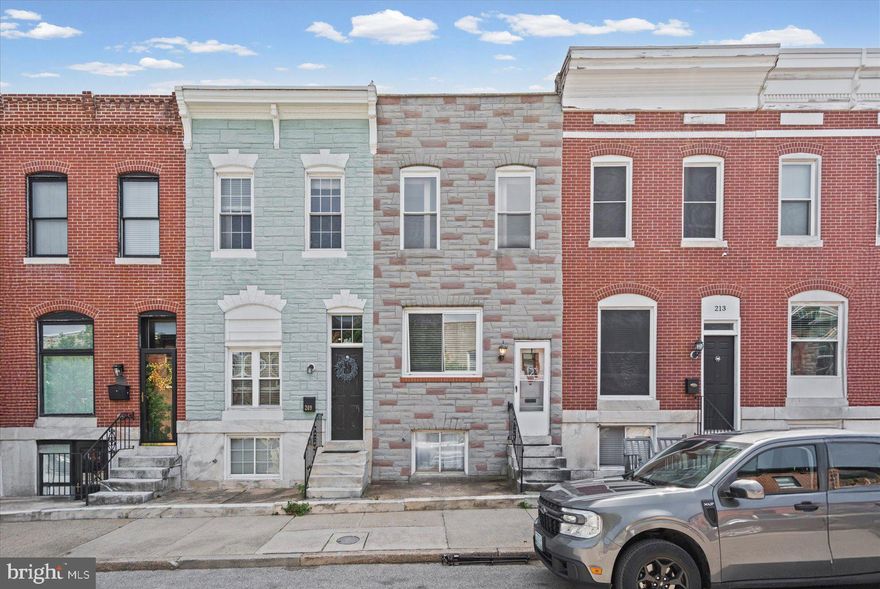 Welcome to Highlandtown! Centrally located in a vibrant and diverse community, just blocks from Patterson Park and Eastern Ave. Walk to market, church, and myriad cultural activities and dining experiences. Easy access to public transportation, and to all the major traffic arteries if you work out-of-town.  Your children can walk to the elementary school, located at the end of the block. This house has been in the same family since 1966,  and will require an overhaul. The floorplans approximate the current layout.
