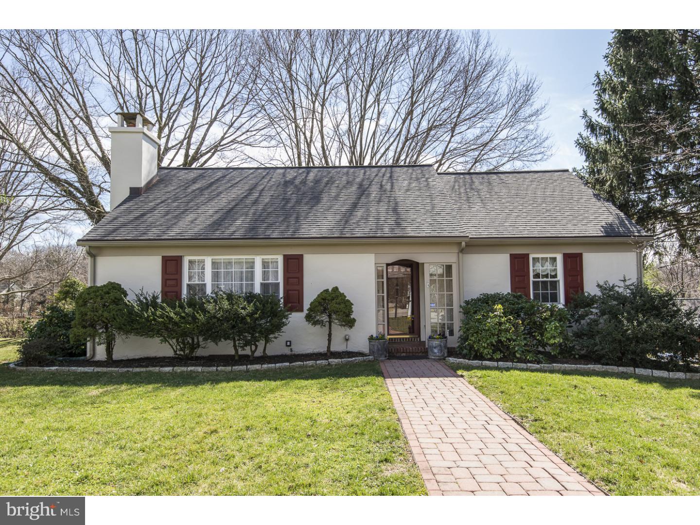 Quality Cape center hall style home offering an attractive floor plan with handsome curb appeal that welcomes you home on picture perfect lot! Inviting entrance foyer with coat closet, over sized living room (22x18)showcased by hardwood floors and a brick gas fireplace that fills the room with warmth -fabulous CertainTeed window package outlines the living room. Chefs delight in this high end kitchen showcased with a professional Wolf gas Range with double oven and 6 burner /infrared grill cooktop, an abundance of cabinets mixed with Granite tops and Butcher Block tops, tiled back splash,marble flooring, recessed lighting, additional wall oven. Exit from kitchen to a wonderful South facing sunroom with hardwood-look flooring and fantastic views of flat rear landscaped yard along with a private brick patio. Two spacious bedrooms on first floor with hardwood floors and crown moulding, updated full hallway bathroom. Second floor is home to 2 additional private bedrooms with full bathroom and plenty of storage. Full unfinished basement with updated gas heat and central air, 200 amp electric and bonus whole house natural gas generator! Over sized one car garage with auto opener, private driveway with plenty of parking,newer roof. Location offers very easy walking access to Daylesford Train station, Tredyffrin Easttown Middle School and Conestoga High School.