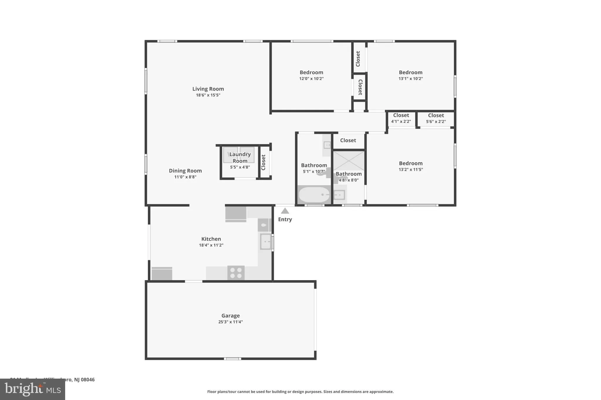 Willingboro, New Jersey 08046, United States, 3 Bedrooms Bedrooms, ,2 BathroomsBathrooms,Residential,Active,225874