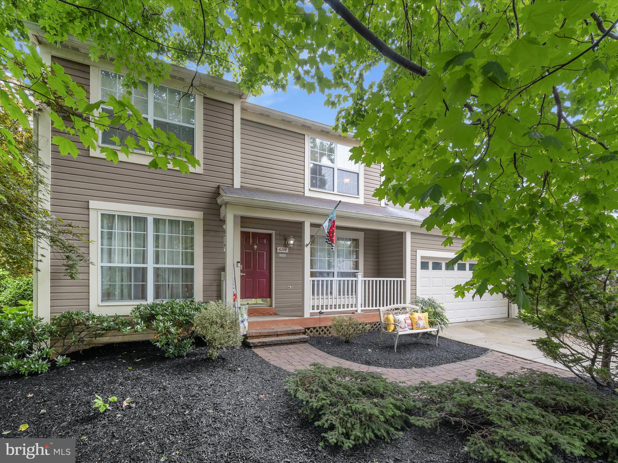 Spacious and beautifully updated colonial set on a premium corner lot offers comfort, style, and room to grow, all in an ideal location near major commuter routes and just minutes from shopping, dining, and entertainment. Recent updates include a new roof, AC, flooring, carpet, vanities, freshly painted basement, and more! Elegant living and dining rooms feature accent moldings and stylish new flooring, creating the perfect setting for gatherings. The chef’s kitchen is equipped with wood cabinetry, stainless steel appliances, recessed lighting, and a decorative tile backsplash, plus a bright breakfast area with walkout access to the expansive stone patio. The inviting family room centers around a cozy wood-burning fireplace. Upstairs, the luxurious primary suite impresses with a spa-like bath featuring a jetted tub, dual vanity, and oversized glass-enclosed shower, with 2 additional bedrooms and an updated hall bathroom completing this level. The finished lower level adds a spacious recreation room and generous storage. Enjoy outdoor living on the level corner lot with plenty of space to relax or entertain. With its blend of modern updates, classic charm, and unbeatable location, this home is the total package.