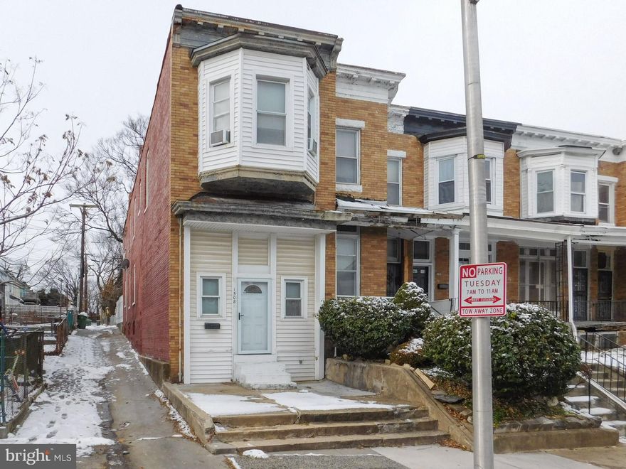 Charming home located in Baltimore City. 3 bedrooms 1 bath. Unfinished basement for storage or added living space. Fenced in rear yard. Close to shops schools and transportation. Don't miss out on this one!