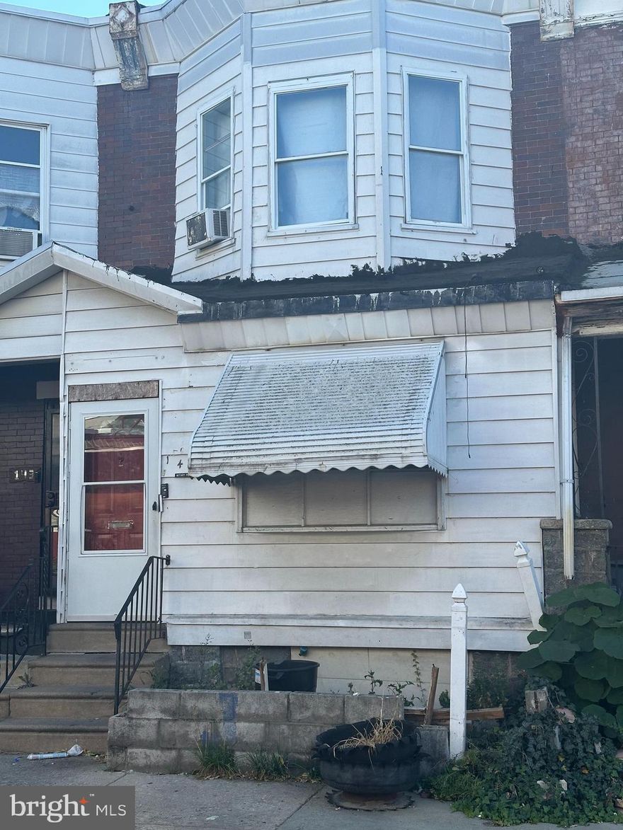 Come to this growing block and neighborhood with your own unique individual ideas and make this lovely house a home again. All it needs is you, a dream, a couple of bucks and a good hammer and your in. Call me to make this dream a reality.