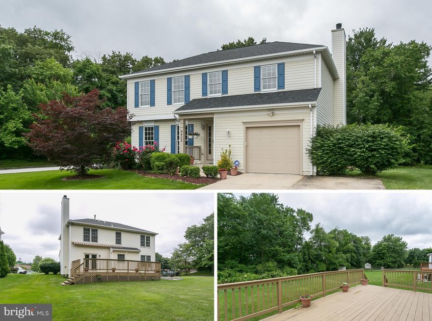 Original Owners! Well Maintained & Beautifully Updated 4BR/2.5BA Home On Flat Corner Lot Backing To Trees! Full Of Natural Light. Fresh Paint & New Carpet Throughout. Open Kitchen w/ Granite & SS Appliances. Gas Fire Place & Half Bath On Main Level. Large Master Suite w/ Walk-In Closet & Full Bath. Finished Basement. Rear Deck w/ Spacious Yard. Close To All Major Commuter Routes. Do Not Miss It!