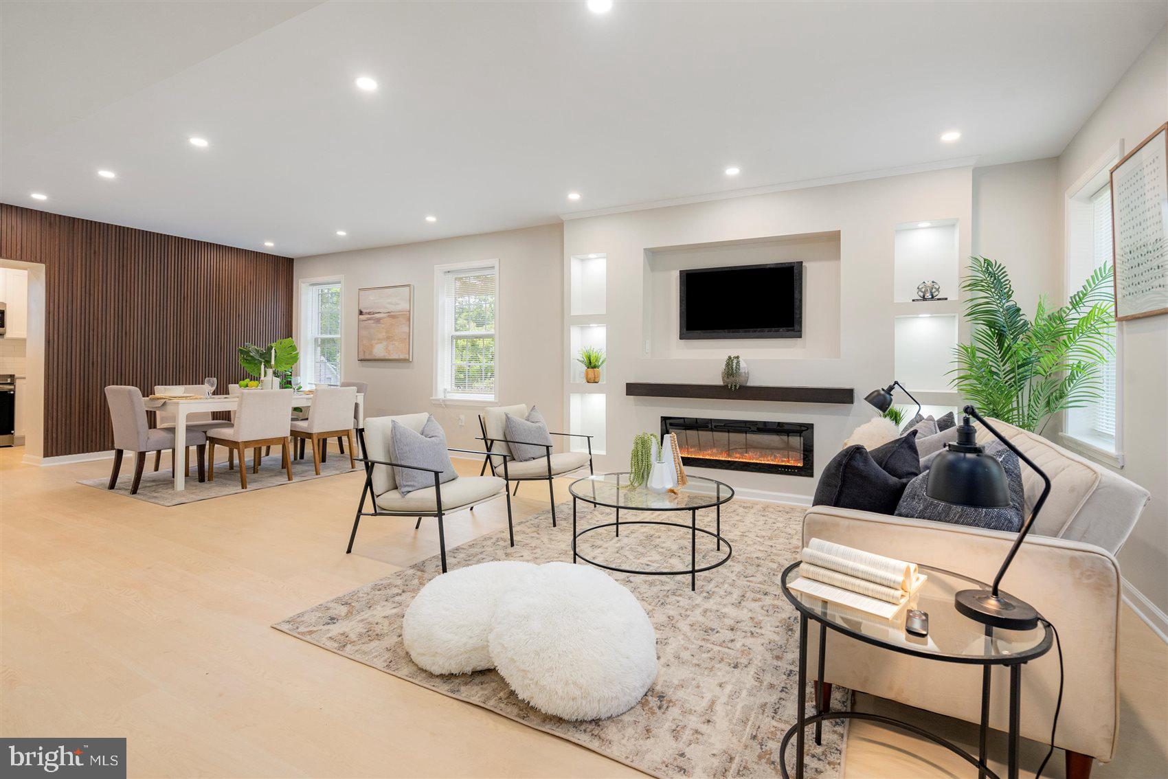 Welcome to 4618 Arabia Avenue — a beautifully renovated 5-bedroom, 3-bath corner home in Baltimore’s sought-after Lauraville-Hamilton neighborhood 🏡. This elegant residence blends timeless charm with modern luxury, featuring an open-concept layout filled with natural light ✨.
The gourmet kitchen showcases brand-new, high-end Samsung appliances, granite countertops, a custom backsplash, sleek cabinetry, and a spacious pantry room for added convenience and storage 🍽. The formal dining room impresses with rich walnut wood paneling and a statement high-ceiling chandelier 🕯. In the living room, a built-in electric fireplace adds a warm and sophisticated focal point, perfect for cozy evenings 🔥.
All three bathrooms feature luxurious white-and-gold finishes for a spa-like experience 🛁. The finished basement offers flexible space for a media room, gym, or guest suite. Outdoors, enjoy a garden with exceptional potential 🌿, plus a garage and private driveway 🚗.
Situated on a peaceful street near Harford Road, with easy access to I-695/I-95 and neighborhood favorites like Zeke’s Coffee and Koco’s Pub ☕. This rare offering brings together space, comfort, and elegance — a home that’s move-in ready and waiting to create beautiful memories for you and your family 💫.