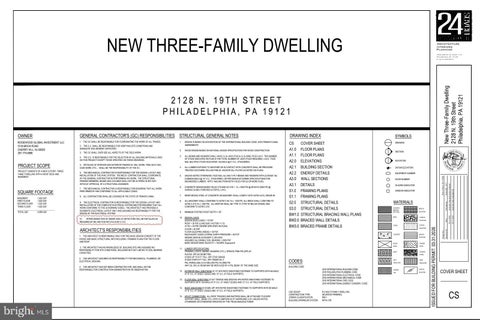 Vacant Land For Sale - 2128 N 19th Street<br/> PHILADELPHIA, PA 19121
