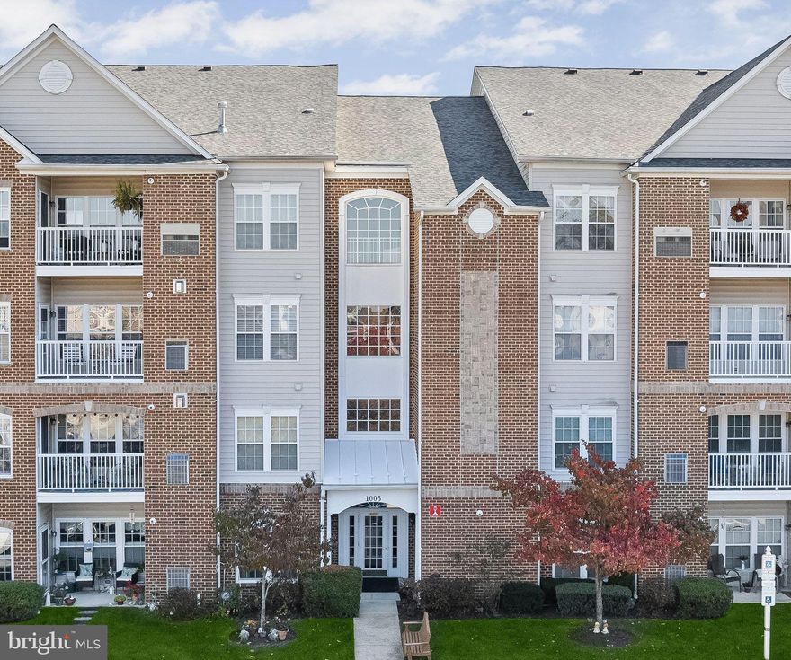 Stunning condo, lovingly maintained by the original owner, located in Odenton’s desired 55 and better Eden Brook community. This home boasts over 1600 sq. ft. of living space with a sun filled open floor plan under a high vaulted ceiling with living and dining rooms showcasing accent molding and a design inspired color palette.   You’ll love preparing your favorite meals in the spacious kitchen that features granite countertops, rich wood cabinetry, and stainless appliances and opens to the bright and airy breakfast room with access to the private balcony.  Retire to the primary bedroom suite that includes a sitting room, walk-in closet and attached luxurious bath with an oversized shower with built-in seating, and a dual vanity.   A second bedroom with an adjacent full bath and a convenient in-unit laundry room complete this fantastic, carefree, one-level home.   Enjoy a community clubhouse with fitness center, multi-purpose rooms, hiking paths, and more! Commuter routes including I-97, I-95, and MD-100 offer convenient access to Baltimore, Columbia, BWI Airport, Fort Meade, and more. Piney Orchard Marketplace and Arundel Mills provide many nearby shopping, dining, and entertainment options. Outdoor recreation awaits you at Piney Orchard Nature Preserve and GORC Park.