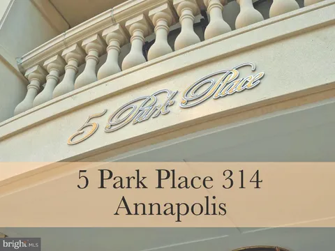 5 Park Place Unit 314, Annapolis, MD MLS: MDAA2108870