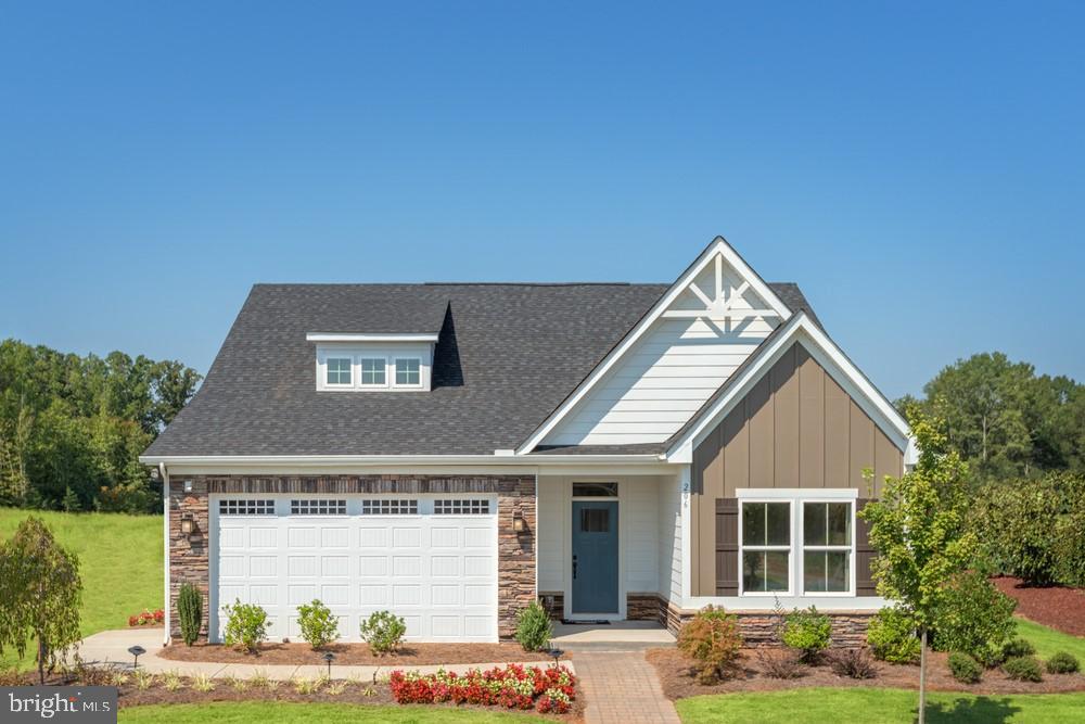 Ryan Homes is taking precautionary measures to insure the safety of our valued customers and employees. Our model homes are open, but we are meeting 1 on 1. TO BE BUILT BRAMANTE RANCH MODEL AT CHRISTOPHER POINTE. Your house should be more than just a place you keep your things it should be a welcoming place that you love coming home to. The Bramante will make you so glad you re home. The foyer welcomes you in, past a large bedroom and a convenient arrival center off the garage. The kitchen is a gourmet dream with plenty of counter and cabinet space, and an oversized island that s perfect for prep work and casual dining. It s open to the dinette and family room so you never miss a minute. Off of the dinette, a covered porch fills your home with light and brings the outdoors in. Tucked off the great room, nearby but still private, a luxurious owner s suite beckons. The standard tray ceiling adds a touch of elegance while the double bowl vanity and huge shower create a spa-like feel. The gigantic closet means storage will never be an issue!An extra bedroom rounds out the first floor, along with the option to turn one of the bedrooms into a flex room with glass doors. Many areas offer an optional finished lower level that can boast a full bath ad extra bedroom. No matter what you choose, the Bramante comes in a variety of facades, all with covered entrances. Christopher Pointe is a brand-new, single-family-home community with exceptional conveniences. Right off Rt. 228, the community is great for commuters. Route 301 and Highway 5 are both readily accessible and located less than 2 miles away. This makes it easy to get to the area s employment centers, from major military bases to the Washington, DC, area. Christopher Pointe also puts you within moments of Waldorf s local amenities. Waldorf Marketplace and St. Charles Town Center are both nearby. Nearby stores range from Target to Bed Bath and Beyond. Restaurants include Chili s, Outback, and Red Robin.Christopher Pointe. Photos are representative.