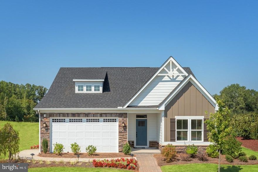 Ryan Homes is taking precautionary measures to insure the safety of our valued customers and employees.  Our model homes are open, but we are meeting 1 on 1.  TO BE BUILT    BRAMANTE RANCH MODEL AT CHRISTOPHER POINTE.  Your house should be more than just a place you keep your things   it should be a welcoming place that you love coming home to.  The Bramante will make you so glad you re home.  The foyer welcomes you in, past a large bedroom and a convenient arrival center off the garage.  The kitchen is a gourmet dream with plenty of counter and cabinet space, and an oversized island that s perfect for prep work and casual dining.   It s open to the dinette and family room so you never miss a minute.  Off of the dinette, a covered porch fills your home with light and brings the outdoors in.  Tucked off the great room, nearby but still private, a luxurious owner s suite beckons.  The standard tray ceiling adds a touch of elegance while the double bowl vanity and huge shower create a spa-like feel.  The gigantic closet means storage will never be an issue!An extra bedroom rounds out the first floor, along with the option to turn one of the bedrooms into a flex room with glass doors.  Many areas offer an optional finished lower level that can boast a full bath ad extra bedroom.  No matter what you choose, the Bramante comes in a variety of facades, all with covered entrances.  Christopher Pointe is a brand-new, single-family-home community with exceptional conveniences. Right off Rt. 228, the community is great for commuters. Route 301 and Highway 5 are both readily accessible and located less than 2 miles away. This makes it easy to get to the area s employment centers, from major military bases to the Washington, DC, area.  Christopher Pointe also puts you within moments of Waldorf s local amenities. Waldorf Marketplace and St. Charles Town Center are both nearby. Nearby stores range from Target to Bed Bath and Beyond. Restaurants include Chili s, Outback, and Red Robin.Christopher Pointe.  Photos are representative.