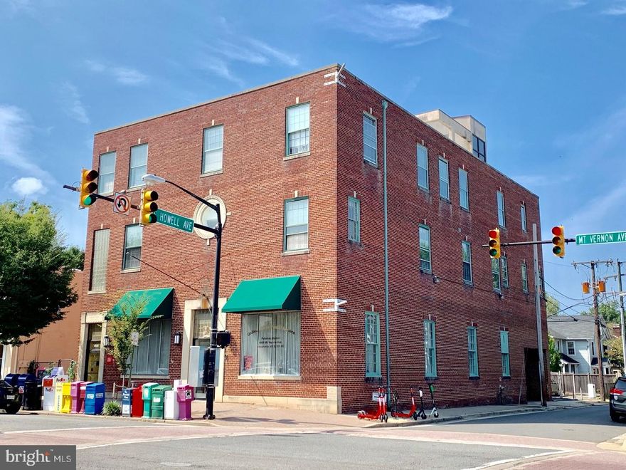 * Prime Location in Heart of Del Ray 
* Perfect for User/Investor
* Private Parking on E. Howell Ave. Lots
* Residential conversion opportunity *
This unique property in the  heart of Alexandria’s vibrant and popular Del Ray neighborhood offers an opportunity for users, investors, and even residential buyers, as well as featuring a strong value-add component. And it’s offered at a below-market rate of $267/SF—vs. sold comps averaging $379/SF. 
For users, operate your business on the third floor while you benefit from $225,000+ in gross annual income from two existing tenants, USPS and iData, each of which exercised options to extend leases through 12/31/28. USPS has one more 5-year option thereafter.
For investors, lease up the third floor either as is for professional office, or medical, legal, government contractor, trade assn. or professional society, or target other uses allowed under CL zoning, such as spa or fitness studio.  
Among the value-add scenarios is to convert the third floor to residential, specifically four 1-BR apartments, that could command up to $2,350 per unit in rent, based on a recent nearby lease comp. Or, for a residential buyer, convert the 3rd floor to a luxury 3-BR unit. Looking ahead, once 2nd floor lease expires, this floor could also be converted to residential under the Mt. Vernon Overlay plan, for a total of 8 1-BR units (assuming 3rd floor was converted to 4 1-BRs).
A big plus to a new owner are the parking spaces on the two RB residential lots on E. Howell Ave. Two recent sold comps had zero off-street parking.
Property is also listed under Residential. See MLS# VAAX2030462.