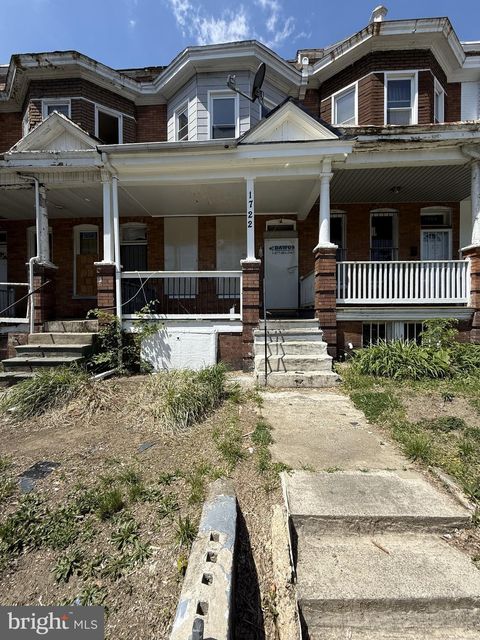 1722 ASHBURTON STREET BALTIMORE MD 21216