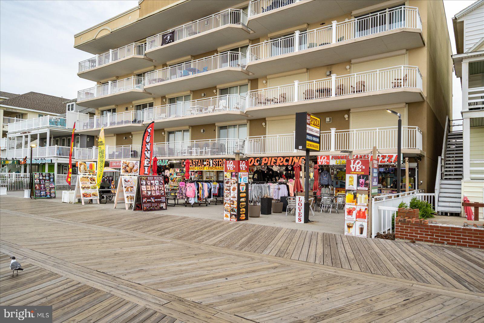 Unlock the potential of one of Ocean City's most coveted commercial locations! Situated directly on the world-famous Boardwalk between 6th and 7th Street, this rare property offers unmatched exposure in one of the highest foot-traffic areas along the coast. Spanning approximately 1,035 sq. ft., this space is ideal for entrepreneurs and investors looking to capitalize on a bustling beachfront setting. Currently operating as a thriving T-shirt and souvenir shop, the layout is perfectly suited for a variety of business types — from retail and quick-serve food to boutique concepts or a cozy café with unbeatable ocean views. With year-round pedestrian traffic from tourists, beachgoers, and event crowds, your business will benefit from constant visibility and brand presence. Whether you're expanding an existing brand or launching something new, this is your chance to own a piece of Ocean City's legendary Boardwalk and build your business in the heart of the action.