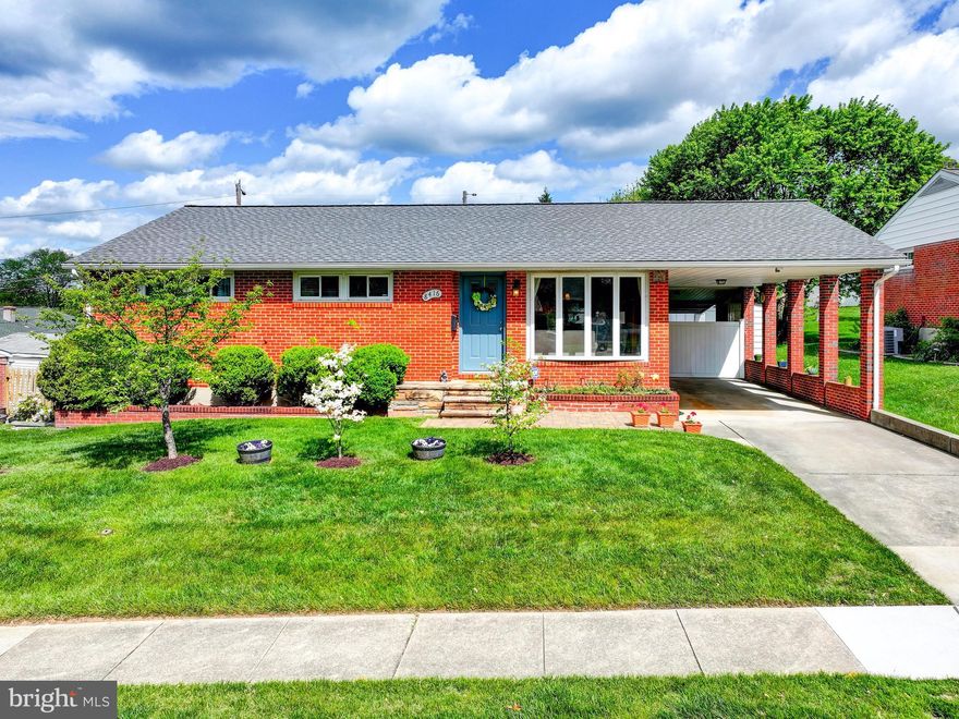 *** OPEN HOUSE; Saturday, May 2nd; 2-4PM *** Welcome Home to 8416 Avery Road in sought after Greenview neighborhood! This beautifully maintained rancher has been thoughtfully updated over the last several years and offers the perfect combination of charm, functionality, and pride of ownership.

From the moment you arrive, you’ll be impressed by the lush, vibrant landscaping and gorgeous green lawn that create outstanding curb appeal. The owner has added new windows and blinds in covered porch (2020);; new awnings (2020); front pavers (2021), along with new soffits and gutters (2023) and an new roof (Fall 2024)—major upgrades already done for you!

Inside, you’ll love the refinished hardwood floors throughout the main level, giving the home a warm and timeless feel. The kitchen features stainless steel appliances, two pantries, and plenty of room for an eat-in table or additional cabinetry and prep space—perfect for cooking and entertaining. New Garbage Disposal installed 2026.

One of the standout features is the enclosed brick patio, offering extra living/entertaining space with all new windows and awnings (2020) plus custom blinds, making it an ideal sunroom, lounge area, or flex space for relaxing year-round.

Downstairs, the finished lower level provides a spacious family/rec room complete with a trendy retro bar with back lighting and LED Party Lights, plus a convenient half bath with potential to expand into a full bath. There’s also ample room for storage, crafts, hobbies, and everyday functionality.
Outside, enjoy your own beautifully landscaped, fully fenced backyard with low-maintenance vinyl privacy fencing, vibrant green lawn, and mature plantings that provide both charm and seclusion. You'll appreciate the convenience of a carport to keep your vehicle protected from the elements, and easy access to back yard gate, back porch/kitchen entrance. Carport provides extra locked storage compartments for tools and equipment. The driveway offers additional parking, and there’s plenty of street parking for guests.
This home offers comfort, character, and valuable upgrades throughout—don’t miss your chance to own this Rosedale gem!
Suburban yet convenient: Rosedale sits about 10 miles northeast of downtown Baltimore with access to major roads like US-40 and I-695, meaning Greenview residents can commute into the city or to job centers efficiently. Conveniently close to major shopping centers, parks, and everyday conveniences such as restaurants and grocery stores.
