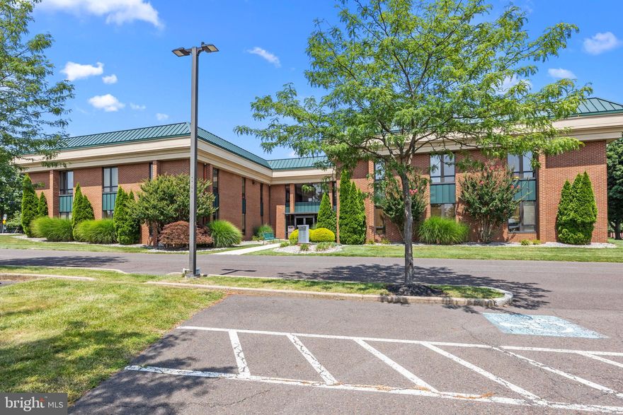 MEDICAL or PROFESSIONAL OFFICE SPACE; 1275sq ft Office with exterior wall offices as well as interior open work space; FIRST FLOOR space; available immediately; private bathroom; plenty of parking; convenient to Newtown Borough, restaurants, as well as major routes (I-295, Route 1 and the PA Turnpike); listing agent has ownership interest.  $23/sf plus separate electric (Bright MLS does not correctly show the per square foot pricing)