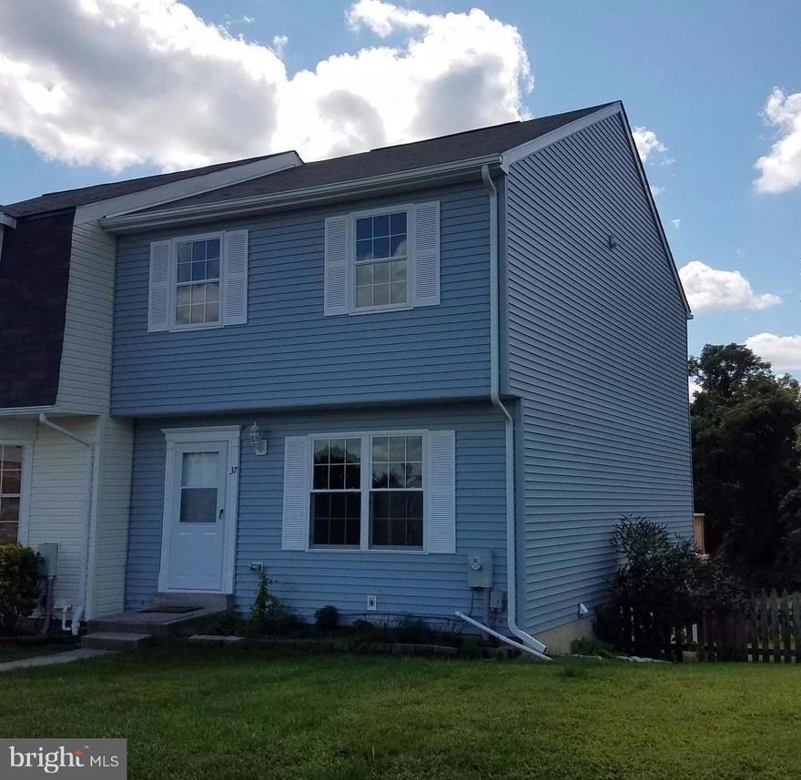 Rebuilt entirely in 2017! Beautiful, bright end of group townhome in Nottingham. Don't miss this chance to get a new construction home without new construction pricing! Enjoy spending time on your new deck in this private, peaceful setting. Relax and unwind watching the deer along the treeline. Finished lower level could be used as 4th BR w/ walkout to shaded patio. Make your appointment today!