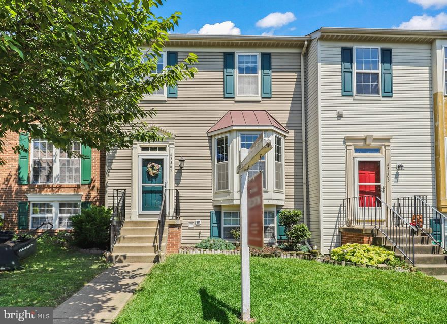 Welcome to this very well kept townhome with 3 finished levels, 4 bedrooms and 3.5 bathrooms in sought after Ashburn Farm! Very nicely situated facing a large common area, this beauty features an open floor plan with a 2 level bump-out! The main level offers a separate formal living and dining, large gourmet kitchen featuring center island, granite counter-tops with an adjacent breakfast room and overlooks the very large family room with lofted ceiling and skylights, gas fireplace with access to the large deck overlooking the beautiful back yard and common area. The 2nd floor has 3 bedrooms and 2 full bathrooms. Relax in the primary suite featuring a lofted ceiling and a large walk-in closet and an en-suite primary bathrooms with dual vanity, soaking tub and a separate shower. Entertain in the lower level that offers a very large rec room, 3rd full bathroom, separate laundry room with plenty of extra storage and walks out to the lovely backyard featuring a paver stone patio. Some of the recent updates include, Roof – 2019, Water Heater – 2017, Dishwasher – 2024, whole house surge protector – 2017, new blinds installed in primary bedroom & bay window in living room – 2023. Enjoy the many great amenities this beautiful community has to offer, including miles of job/bike trails, 3 pools, tennis courts, tot lots and much more.