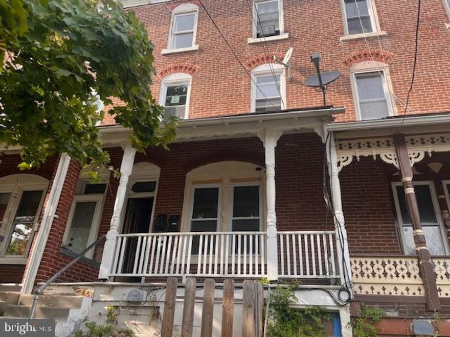 Center City Allentown 3 unit. 9% cap rate! $43200 gross $37300 net income.  3-unit property FULLY renovated, All new from the new electric to new plumbing. 3 new kitchens. 3 new bathrooms. All new flooring throughout the entire property. Rents will be at $3600 a month-$43200 a year or more! 2 parking spaces and small yard in the back. Separate entrance for basement can be used for storage and coin operated washer and dryer. This is fully vacant for showings. The owner will rent out for you if buyer wants! The city CO for sale is completed. He will put in all new appliances-with a good offer. Allentown is easy to rent with  low vacancies. Call for a showing today.