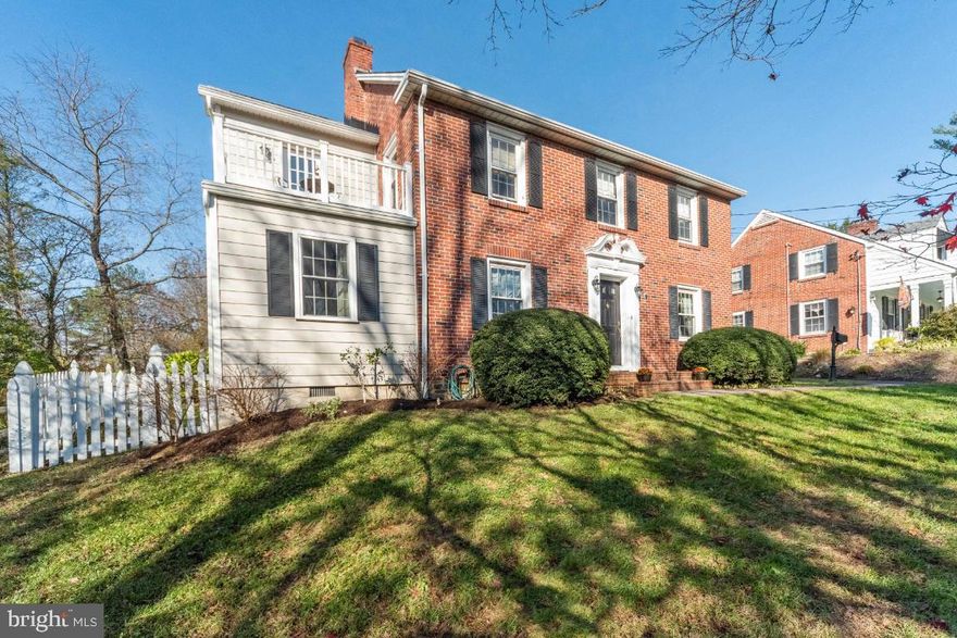 **See Video Tour** Lovely West Towson Colonial was tastefully expanded in 2015 to provide additional living space for todays lifestyle!  Perched atop  a hill, this home  sits on a nice lot with an fully fenced, private & level backyard- great for outdoor entertaining.   The 2-story addition was completed in 2015 and includes a  gourmet kitchen and breaksfast area on the main level and master suite on the upper level.   Some highlights include hardwood floors throughout the main & upper levels, replacement windows,  well maintained slate roof on the origininal home and a flexible floorplan.  The gourmet kitchen & breakfast area  opens to a spacious family room with fireplace.  There is also a  main level office or optional 4th bedroom!   The upper level has a spacious master suite with plentiful closet space and  a tasteful master bath with double vanity. Step out to the private balcony with  sweeping views! The  cozy lower level is completely finished and has a full bath and 2 versatile  living spaces.  There is also loads of closet/storage space. Truly a fantastic location!  Walk to the nearby park and playground, YMCA and the surrounding trails, or shopping and restaurants in DT Towson.  There is an active voluntary community association which sponsors many events throughout the year.  Zoned for great schools.  Easy to shwow by appointment. PLEASE WEAR YOUR MASKS.