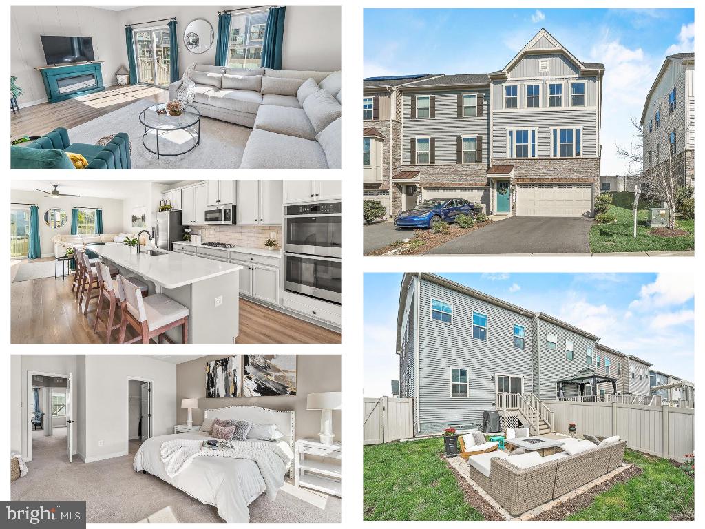 This stunning corner end-unit 3-bedroom, 3.5-bathroom townhome with a fully fenced rear yard, offers an unbeatable combination of space, upgrades, and location! Situated within walking distance of the Oakdale Pool, Ballpark and highly rated schools, as well as the newly developed shopping center featuring Weis, restaurants, and more.
The open-concept main floor features luxury vinyl plank (LVP) flooring for a modern and stylish touch. and it is designed for modern living, featuring a gourmet kitchen with a huge island and convenient double wall ovens, and for those who like gas, a gas range. There is also a new dishwasher. The spacious and light living area leads out to a large fenced yard with professional hardscaping, perfect for relaxing or entertaining.
Upstairs, the bedrooms offer ample closet space, and the primary suite is a true retreat with a tray ceiling, a soaking tub, and elegant rubbed bronze fixtures throughout. The fully finished lower level provides even more living space with a large recreation room—perfect for a playroom, a bedroom, home theater, or additional entertaining space, plus its own full bathroom, with practical and stylish LVP flooring.
And for the car enthusiast, the epoxy-coated garage floor adds durability and a polished finish.
Don’t miss this opportunity to own a beautifully upgraded home in an incredible location!