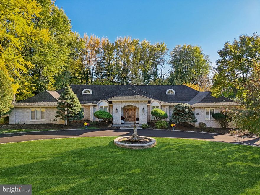 Nestled in the serene enclave of Robin Hood, this exquisite ranch-style home seamlessly blends classic charm with modern luxury. The exterior, adorned with elegant brickwork, invites you into a world of comfort and sophistication. As you step inside, you are greeted by a warm ambiance enhanced by rich hardwood floors and tasteful crown moldings that flow throughout the main living areas. The heart of this home is undoubtedly the gourmet Miele kitchen, a culinary enthusiast's dream. Featuring upgraded countertops, a spacious island, and top-of-the-line Miele stainless steel appliances-including a double oven and an induction cooktop-this kitchen is designed for both functionality and style. The adjoining breakfast area is perfect for casual dining, while the formal dining room sets the stage for memorable gatherings. Retreat to the primary suite, where luxury meets tranquility. This spacious sanctuary boasts a walk-in closet and a spa-like bathroom complete with a soaking tub and a walk-in shower, offering a perfect escape after a long day. The living area is enhanced by a cozy gas fireplace, creating a focal point for relaxation and warmth during cooler evenings. Skylights bathe the space in natural light, further enhancing the inviting atmosphere. A wet/dry bar adds an element of sophistication, making entertaining a breeze. Venture outside to discover a private, secluded rear yard that backs to lush trees, providing a serene backdrop for outdoor activities or quiet reflection. The level lot is beautifully landscaped, offering a perfect canvas for gardening or simply enjoying the tranquility of nature. With an oversized side-entry garage and additional driveway space, parking is never a concern. This home also features a partially finished basement, ideal for storage or creating your own personalized space. Experience the exclusive lifestyle this property offers, where luxury meets comfort in every detail. Whether you are hosting friends or enjoying a quiet evening at home, this residence is a true sanctuary that invites you to create lasting memories. Many upgrades throughout the home including total kitchen renovation, newer windows newer HVAC, water heaters, front walkway/step pavers. Ask for feature sheet to see all the upgrades. Schedule your appointment today to tour this beauty!