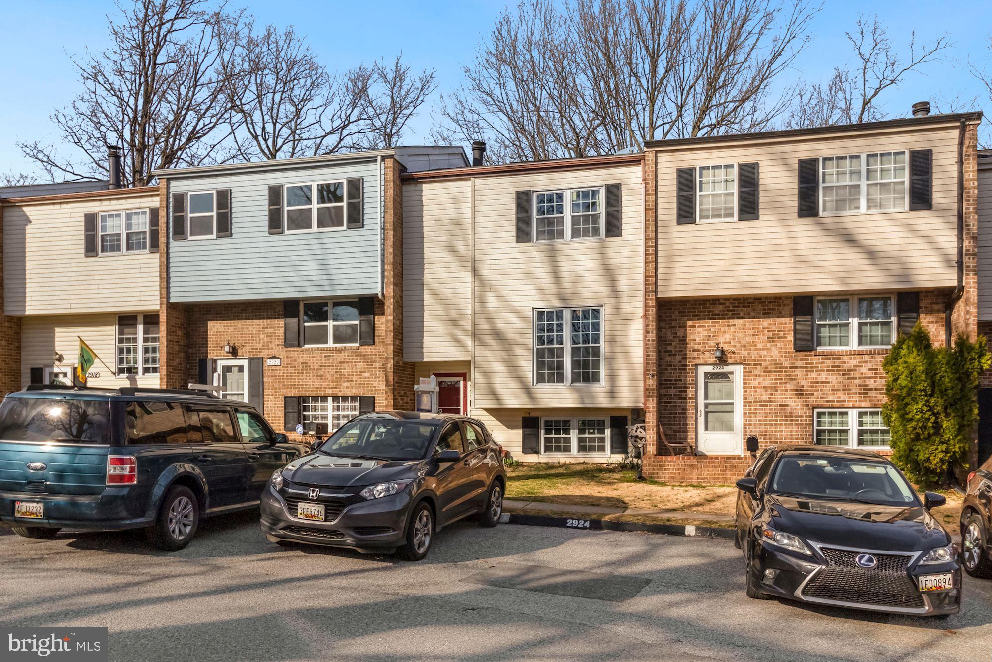 WOW! What a deal! This 100% move in ready townhome has it all! Tons of space, a generously sized kitchen, huge finished basement, newer HVAC, a gorgeous deck AND a fenced in backyard. The two reserved parking spaces right in front of the home making parking a breeze! Enjoy a large primary bedroom with private bath and room for King sized bed! Don't miss your chance to see this before it is sold!
