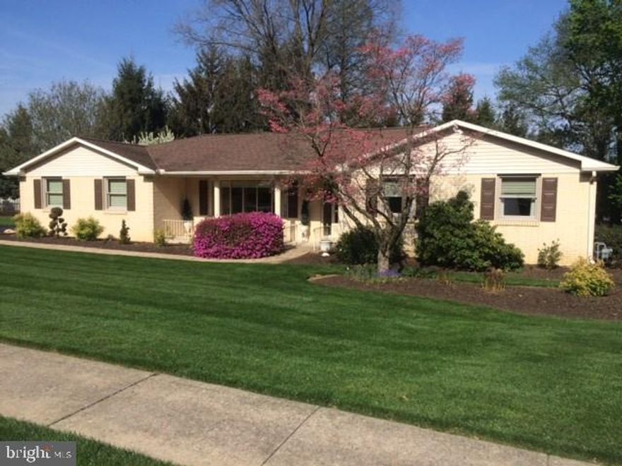 Exceptional   meticulously cared for Rancher.  Spacious w/ large FR opening to bright & cheery Sunroom.  Modern KIT w/ ceramic tile flrs & all appliances included.  Updated baths w/ whirlpool tub.  Large Game Room in BSMT.  The yard is like a park w/ extensive decking & beautiful landscaping.  Like no other!