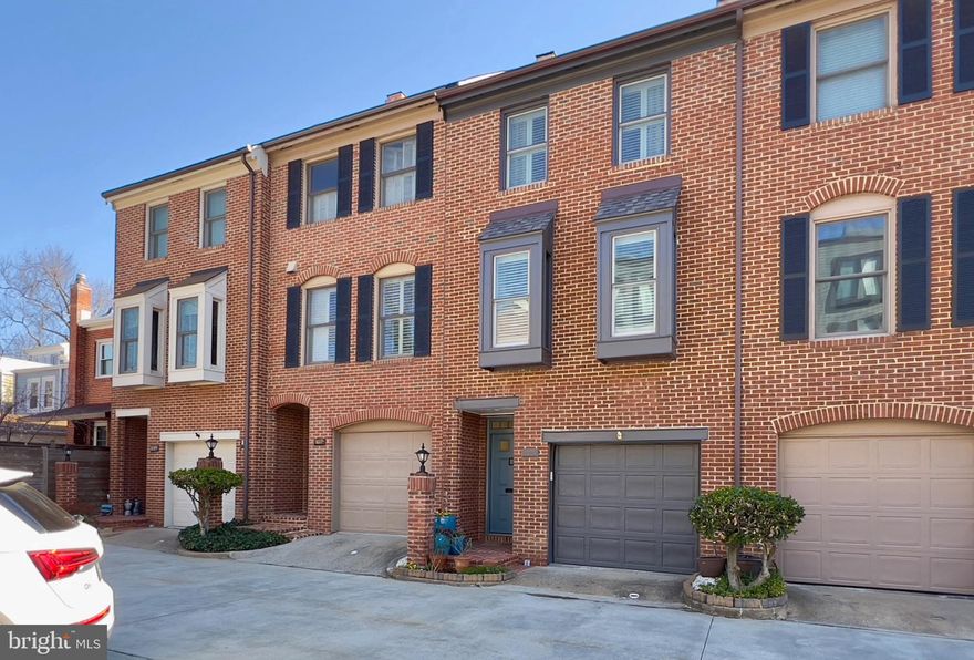 Handsomely updated, this freshly painted  and bright residence offers uncommon features; making this home move-in ready.  A new front door welcomes friends & family. The foyer is highlighted with imported marble tile which carries through to the family room, blending  with a fireplace flanked by built-in bookshelves.  French doors lead to the private, brick-walled patio, ideal for entertaining.   Recessed lighting and natural light create an appealing ambiance. Good quality Pella windows are kind to the environment while a full stand-up attic (with fan) provides storage options plus further insulation from the elements.  All door knobs & hinges in the home have been replaced as well as both full baths which  boast Carrara & Calacatta gold marble. The bright & inviting kitchen offers Virginia soapstone counters as well as 2 window seats. Double pantries were customized w/adjustable shelving & a handy pot-rack has been added.   Custom crafted wrought-iron railings throughout, an exposed brick accent wall, plantation shutters, refinished wood floors all combine with many more special features to make this property practically perfect in every way.  Over 500 sq ft of attic storage & just a 4-block, ten-minute-walk to METRO.