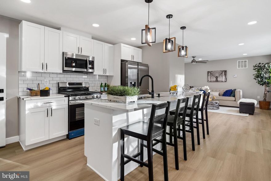 Alarm in the house, please text agent before showing….Welcome to this beautifully top to bottom updated home in sought after Cheverly! With 4 bedrooms and 2 full baths on the main level,  2 bedrooms 1 full bath lower level with wet bar.  With over 2600 finished square feet,  house is bigger than look on photos. Brand new kitchen, new 3 baths, new HVAC systems, new windows, new floors, and so much more.  Cheverly is a nice  little town to live and raise families.  Grocery stores Aldi, Wegmans, Harris Teeter, and MOM's Organic Market just quick drive away.  Close to Cheverly Swim & Racquet Club, Cheverly Metro and Farmers Market. Easy access to downtown DC, Capitol Hill, Hyattsville Art District, UMD as well as the retail of Dakota Crossing (Lowes, Costco, Starbucks), Woodmore Town Center (Wegmans and more) and Landover Road (Aldi, Walgreens). Owner is licensed realtor