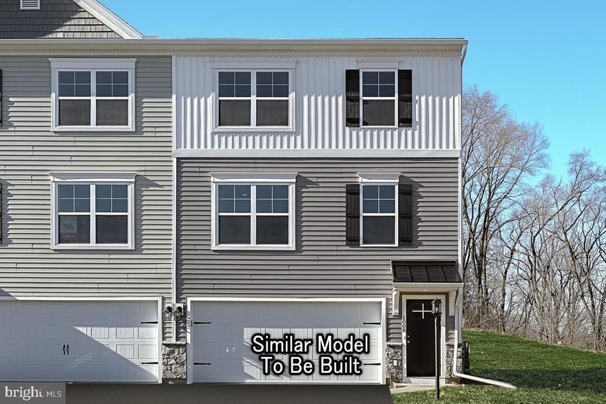 Welcome to The Village of Copperleaf, an enchanting townhome community nestled in the vibrant town of Mechanicsburg, Pennsylvania in the Cumberland Valley School District. This Beautiful Persimmon Townhome offers an exceptional amount of space and functionality to suite your family's lifestyle. With approximately 2,200 square feet on 3 levels, this home offers exceptional space for hosting friends and family or seeking peace and quiet in the Finished Rec Room on the First Level. This Gorgeous Kitchen opens up to the dining and living space that's perfectly suited for large gatherings or a quiet evening with family. Elegant Granite Countertops, Stainless Steel Appliances, Tile Backsplash, and an Island with overhang seating will illuminate the Kitchen leaving your guests never wanting to leave. Feeling like taking the party outside? The Composite Deck with a Privacy Fence is nicely suited for you grill masters or enjoying a lovely evening under the stars. As we take a walk upstairs, the Owner's Suite that's nicely suited at the back of the home comes with a with spacious Owner's Bathroom, double vanity sinks, and a Large Walk In Closet. The two Spare Bedrooms are generous in size with a Roomy Hall Bathroom. Welcome Home!
CONSTRUCTION IS SCHEDULED TO BEGIN THIS MONTH!