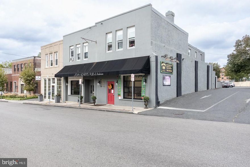 John Henry's Pub, an established and thriving bar and restaurant strategically located in the bustling center of Ardmore, Lower Merion Township, a rapidly developing area with significant new residential growth.

The property is being offered for sale at $1,100,000 without the inclusion of the PLCB "R" License. Alternatively, with the PLCB "R" License included, the total asking price is $1,600,000. Please note, the license will not be sold separately prior to the sale of the property.

This turnkey investment opportunity offers an inviting atmosphere with over 100 indoor seats and an outdoor patio accommodating 24. The bar is fully equipped with 16 rotating taps, while the expansive kitchen is outfitted with top-tier facilities, including a 15- ft hood, ansul system, multiple fryers, ovens, and extensive refrigeration. The property also benefits from convenient access to public parking, with over 60 spaces available nearby.

Additionally, the second floor features two 2-bedroom residential apartments, each generating steady rental income. The sale includes a coveted PLCB "R" liquor license, as well as all fixtures, furniture, and equipment (FF&E), ensuring a seamless transition for the new owner.