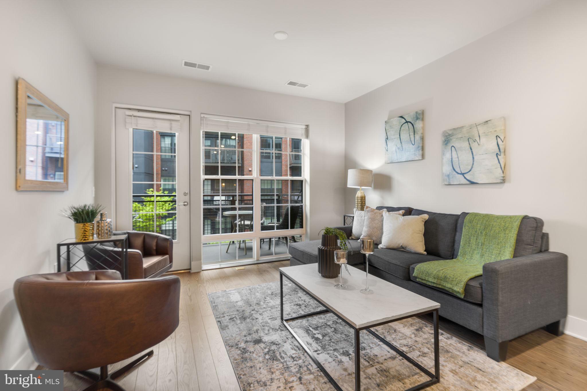 OFFER DEADLINE: Monday, April 15th, 12pm.
Introducing an opportunity to own a stunning unit at The Copley of Downtown Crown! This modern and spacious 1-bedroom condo features a fantastic open floor plan with a sizable kitchen, center island, gas cooking, tile backsplash, and stainless appliances. Step out onto the sunny balcony overlooking a serene courtyard. The top floor boasts a spacious owner's bedroom with walk-in closet. Enjoy the convenience of full-size front loading washer and dryer in-unit. Indulge in fabulous, luxury, resort-style amenities including an outdoor lounge, grilling stations, garage parking, and elevator access. With easy access to Downtown Crown and Rio restaurants and shopping, as well as Harris Teeter and Starbucks next door, this is urban living at its finest!