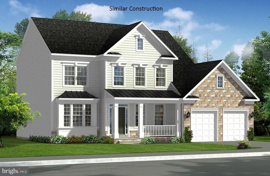 For comp purposes only. Dan Ryan Builders at Springdale Farm Dartmouth II with 4BR, 3.5BA,  conservatory, morning room, private study, finished basement 1 plus under morning room & full bath, granite tops, 2x6 construction with insulation upgrade, part stone front.