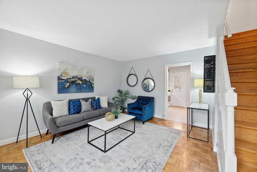 This home is located in the highly sought-after Arlington Village…next to everything!  This home has been meticulously updated and well maintained to impress the most discerning buyer. With loads of character evident throughout the home, it has also been smartly updated in the kitchen and a completely new owner’s bathroom.  Character with hints of modernity is what you will find on every level in this private oasis with a rear deck.  The Cherry wood glass front cabinets, under cabinet lighting, granite countertops and gas stove will have you motivated to cook…or at least eat at the custom center peninsula.  And yes, there is even a laundry closet.
Upstairs you will find a completely renovated modern bathroom and an owner’s suite with custom shelving and drawers.  The low condo fee includes extra storage, extra communal laundry facilities, a swimming pool, and tennis courts. Arlington Village is also pet friendly and provides endless space to walk a dog. What’s nearby? Arlington Village is located just off of Columbia Pike and near a Giant Supermarket, Starbucks, Pupatella, Acme Pies, Idido's Coffee, and many other restaurants and shops. The Pentagon is just 3 miles away by car or bus, and access to 27 and 395 are just blocks away providing quick access to Clarendon and other areas in N. Arlington, Pentagon and Crystal cities, Shirlington, DC and Alexandria. Also keep in mind that DCA /Reagan National Airport is just 5 miles away!