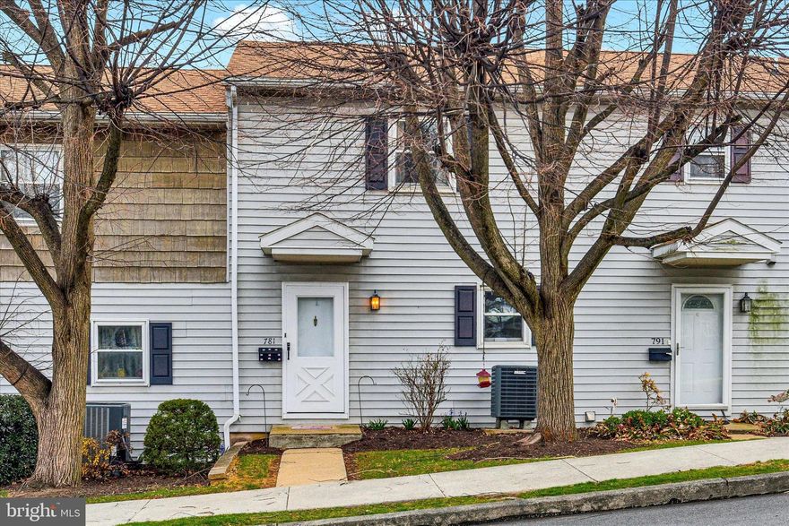 Great Location and just the right size for this 2 bedroom 1.5 bath home with Central Air and Heat Pump.  1 Car Garage fills the lower level.  The Chestnut Ridge Townhouse Homeowners Association takes care of snow removal ang lawn maintenance.  The HOA replaced the roof on the building in 2017.  This is the perfect HOA with only 15 units and a $60 per month fee.