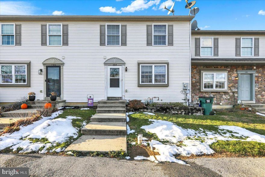 Welcome to 104 White Birch Lane in the desirable Fleetwood School District! This well-maintained interior townhome offers the perfect blend of comfort, space, and convenience—ideal for first-time buyers or those looking to downsize without sacrificing lifestyle.

Step inside to a welcoming hallway that opens into the bright, eat-in kitchen featuring oak cabinetry, a pantry, durable vinyl flooring, and a full appliance package including stove/oven, dishwasher, and built-in microwave. The sunny dining area sits beside a large picture window, creating a warm and inviting space for everyday meals. Just off the kitchen is the formal dining room with wall-to-wall carpeting and a convenient pass-through window.

The spacious living room flows seamlessly from the dining area and features plush wall-to-wall carpeting and double doors leading to the back deck—perfect for entertaining or relaxing. Outside, enjoy a deep, flat backyard complete with a storage shed for your lawn equipment.

Upstairs, you’ll find a generous primary bedroom with an attached en suite bath, two additional bedrooms, a second full bath, and the convenience of an upstairs laundry room. The finished lower level expands your living space with a cozy rec room, wall-to-wall carpet, and a dry bar—perfect for game nights, a home office, or movie room.

Located in a quiet, well-kept neighborhood just minutes from schools, shopping, and major highways, this home truly checks all the boxes for comfort and convenience.

Don’t miss this wonderful opportunity to own in Blandon—schedule your showing today!

⸻