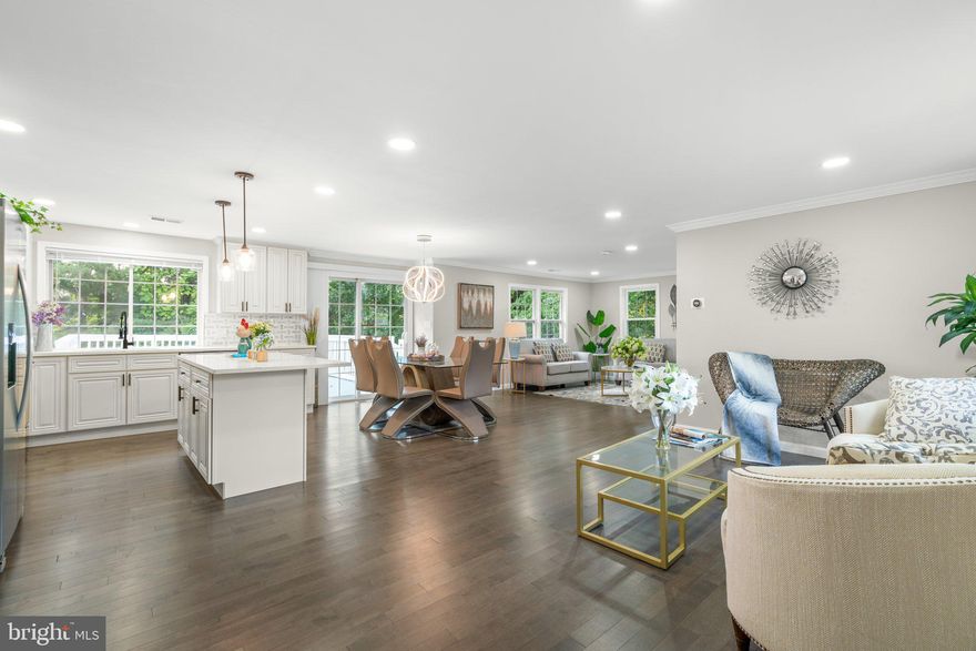 Back to market due to finance failed. Totally renovated SPLIT LEVEL single house at the cul-de-sac in  Damascus. Total 4 bedrooms and 3 full bathrooms. There are 4 levels. Living room, kitchen, dining room, family room and 1 bedroom on the main floor. 3 bedrooms and 2 full bathrooms on the upper level. Family room, laundry room, utility room and sun room on the lower level.  Plus crawl space for the storage space.   Brand new and modern Kitchen cabinets and granite countertop. Brand new appliances. New hardwood floor on the main and upper level. The waterproof vinyl floor in the basement and sunroom with screen.  Brand new HVAC and water heater. The brand-new electrical panel, wire, switches and outlets. Brand new plumbing system. Brand new roof and insulation. New trusses on the main floor. Enjoy your family time in the Large sunroom and Deck. New 4 car driveway. Fenced backyard. DO NOT MISS.