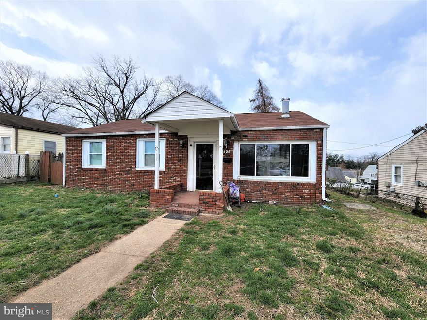 Location! Location! Location! and GREAT PRICE!!!!  Minutes from all major highways. This 3 bedrooms, 1 bath home is located in heart of Glen Burnie. Located near multiple Shopping amenities and Restaurants. Pictures are from before tenant moved in. Tenant is in the process of moving out. Please don't mind the mess. Owner is replacing carpet and putting a fresh coat of paint. Also will be doing minor repairs. Roof is approximately 3 years old.  With a little updating will make a great home for a first time home buyer.   Keep your eye out for this one!!!!